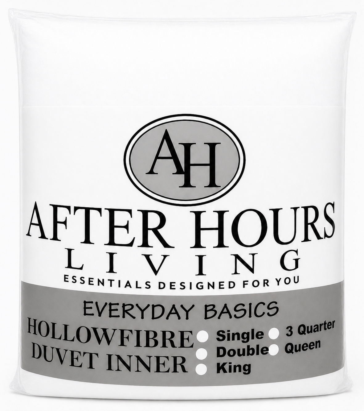 AH DUVET INNER HOLLOWFIBRE - SINGLE
