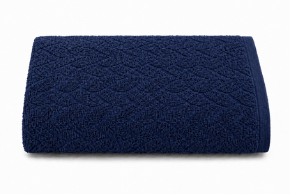 JACQUARD BATH SHEET LEAF DESIGN