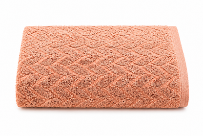 JACQUARD BATH SHEET LEAF DESIGN