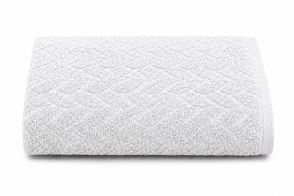 JACQUARD BATH SHEET LEAF DESIGN