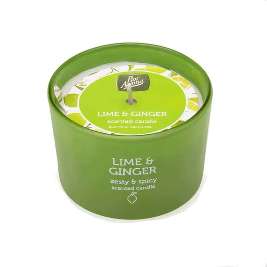 PAN AROMA CANDLES-LIME & GINGER