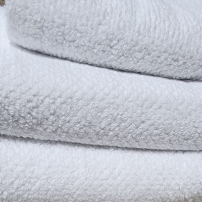 POPCORN HAND TOWELS-WHITE