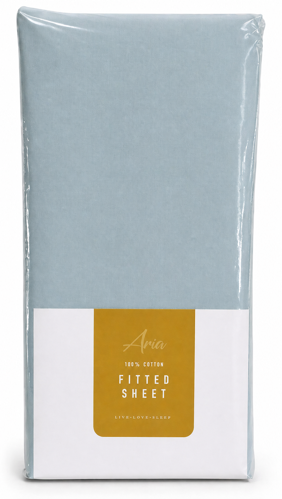 ARIA 100  COTTON FITTED SHEET - Single